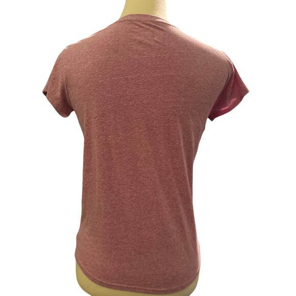 Carhartt Girls Short-Sleeve Crewneck Core Logo Tee, Rose Heather, Size Large - Picture 3 of 5